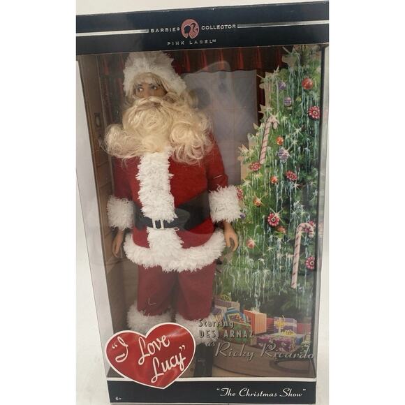 I LOVE LUCY Barbie Doll Ricky Ricardo/Santa Claus The Christmas Show NIB 2008 - Picture 1 of 3
